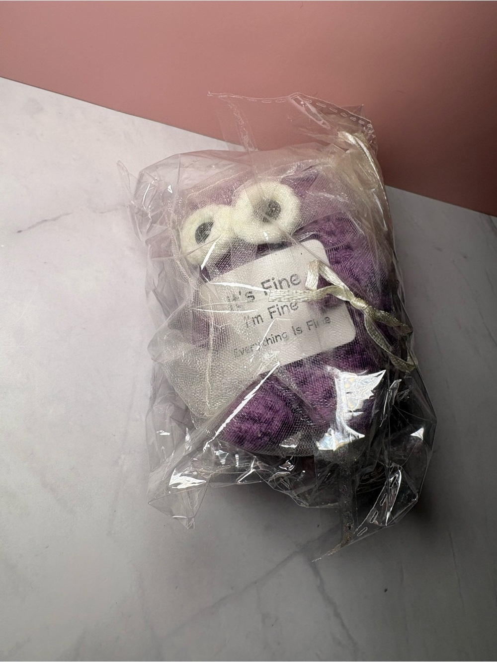 💜 Purple Crochet “It’s Fine, I’m Fine, Everything is Fine” Plush